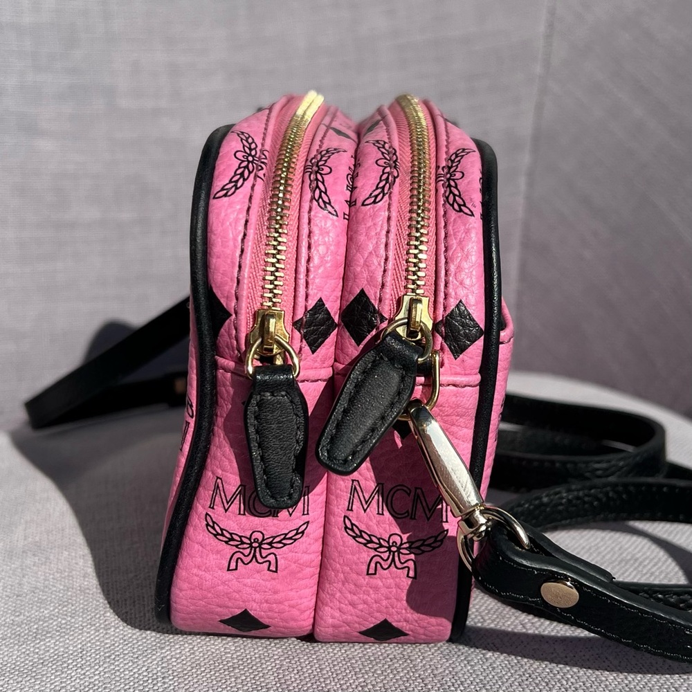 MCM Visetos Pink Crossbody Bag - Picture 4 of 14